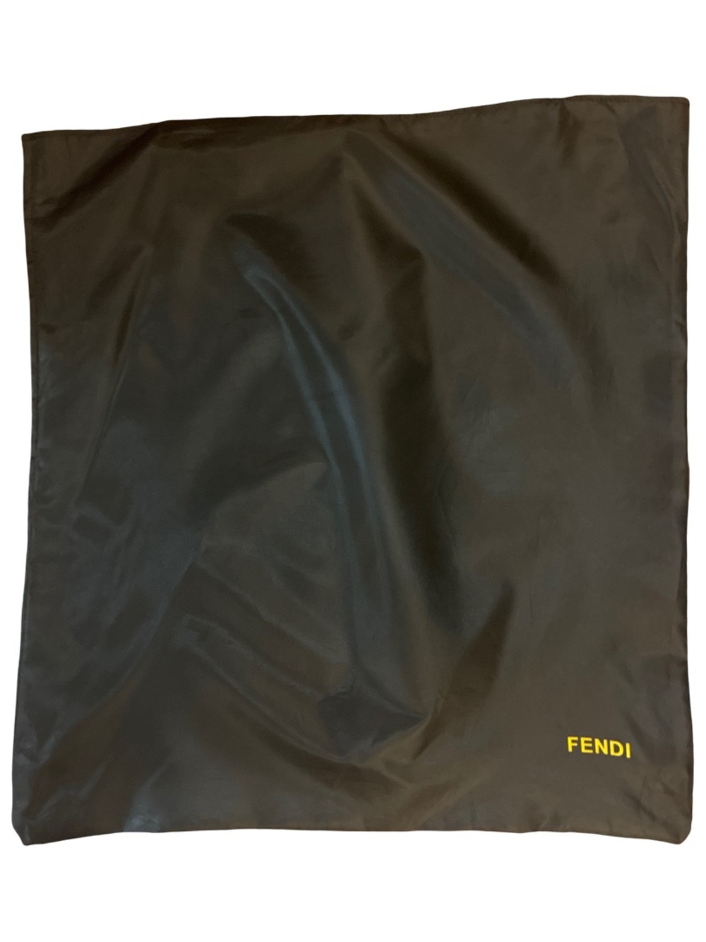 Fendi Dust Bag Dark Brown with Tie-up Detail
